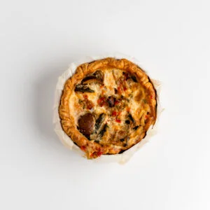 QUICHE AUBERGINES TOMATES MOZZA