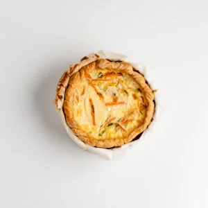 QUICHE CHEVRE CAROTTE COURGETTE TOMATE