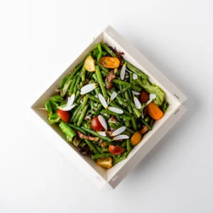 Princess salad with bacon
